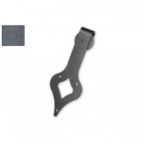 Leatherneck 0120-2702 Wide Teardrop 411-Q Hanger with Quiet Wheel for Flat Track - Clear Coated