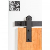 Leatherneck 0120-3030 Straight 402-LPQ Hanger with Low Profile Quiet Wheel for Flat Track Machine Polished