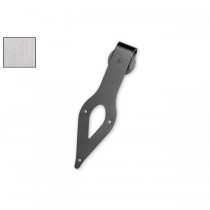 Leatherneck 0120-5025 Teardrop 410-Q Hanger with Quiet Wheel for Flat Track Brushed Stainless Steel