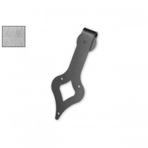 Leatherneck 0120-9002 Wide Teardrop 411-Q Hanger with Quiet Wheel for Flat Track - Brushed Nickel