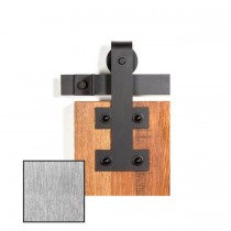 Leatherneck 0120-9050 I Shaped 409-Q Hanger with Quiet Wheel for Flat Track - Brushed Nickel