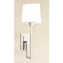 Norwell Maya Single Sconce w/White Shade - 9675