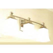 Norwell Sapphire Triple Sconce w/Shiny Opal Glass - 9713