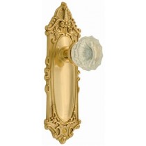 Nostalgic Victorian Plate w/Crystal Passage Knob