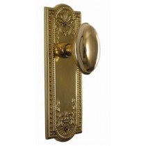 Nostalgic Meadows Plate w/Homestead Privacy Knob