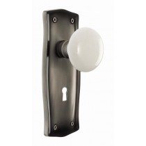 Nostalgic Prairie Plate w/Porcelain Privacy Knob