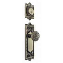 Egg & Dart Interior Handleset w/Egg & Dart Knob