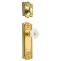 Meadows Interior Handleset w/Crystal Knob