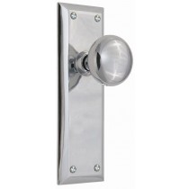 Nostalgic New York Plate w/New York Privacy Knob