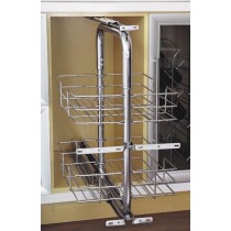 Reval 26 1/2" Adjustable Pullout Pantry