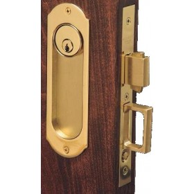 Accurate Pocket Door Lock with SilentPac™ Quite Pull - 2002QCPDL