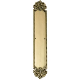 Brass Accents Fleur De Lis Push Plate A04-P3220
