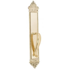 Brass Accents L'Enfant Pull with Plate A04-P6601