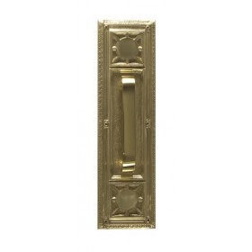 Brass Accents Nantucket Pull w/Plate 14" - A04-P7201