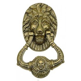 Brass Accents Lion Knocker A07-K5010