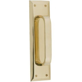 Brass Accents Quaker Pull with Plate A07-P5401