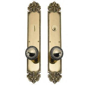 Brass Accents Fleur De Lis Handleset D04-K322