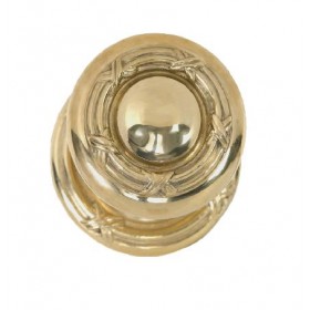 Brass Accents Ribbon & Reed Lockset D05-K725