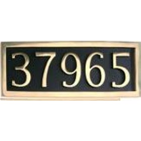 Brass Accents Address Markers Five Numbers - I08-P7550