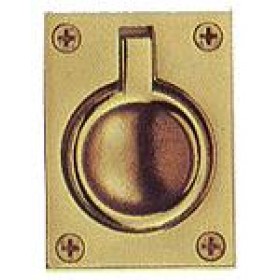 Baldwin Flush Ring Pull 1 7/8" x 2 1/2" - 0394