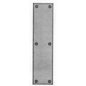 Baldwin Beveled Edge Push Plate - 3 Sizes 2121