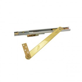 Glynn-Johnson 102H-3 Heavy Duty Size 2 Hold Open Surface Concealed Overhead Door Holder - Bright Brass