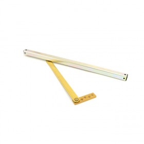 Glynn-Johnson 412S-3 Medium Duty Size 2 Concealed Overhead Stop - Bright Brass