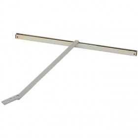 Glynn-Johnson 413F-SP28 Medium Duty Size 3 Friction Hold Open Concealed Overhead Door Holder - Aluminum