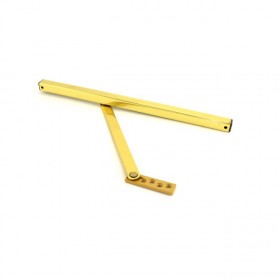 Glynn-Johnson 451H-3 Medium Duty Size 1 Hold Open Surface Overhead Door Holder - Bright Brass