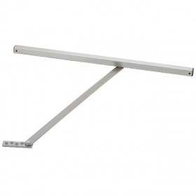 Glynn-Johnson 452F-SP28 Medium Duty Size 2 Friction Hold Open Surface Overhead Door Holder - Aluminum