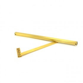 Glynn-Johnson 452H-4 Medium Duty Size 2 Hold Open Surface Overhead Door Holder - Satin Brass