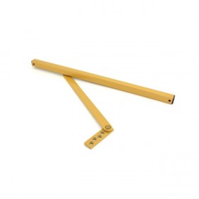 Glynn-Johnson 452S-SP4 Medium Duty Size 2 Surface Overhead Stop - Powder Coat Brass