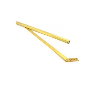 Glynn-Johnson 454S-4 Medium Duty Size 4 Surface Overhead Stop - Satin Brass