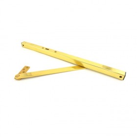 Glynn-Johnson 903H-3 Size 3 Heavy Duty Hold Open Surface Overhead Door Holder - Bright Brass