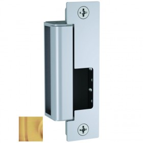 HES 1500C612LMS 12 / 24 Volt DC Electric Strike Complete Pac with Single Lock and Strike Monitors - Satin Bronze