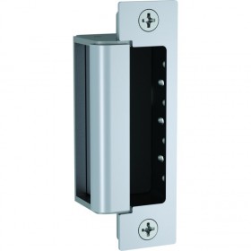 HES 1600CS629DLM 12 / 24 Volt DC Electric Strike Complete Pac with Dual Lock Monitor - Bright Stainless Steel