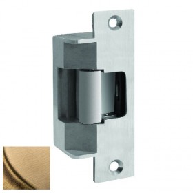 HES 750112D606 12VDC Electric Strike - Satin Brass