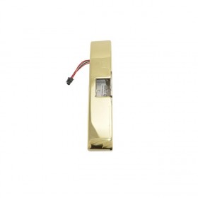 HES 9600605LBSM Electric Strike Body with Latchbolt Strike Monitor - Bright Brass