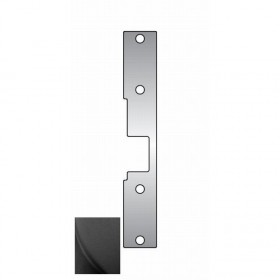 HES KM2BLK KM2 Faceplate for 1006 Strike - Black