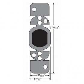 Kwikset 81640 Plastic Strike Box