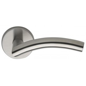 Omnia 45PA Stainless Steel Passage Lever