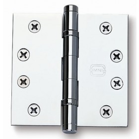 Omnia Solid Brass 4" Ball Bearing Hinge