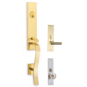Omnia East Hampton Panic Proof Entry Handle Set