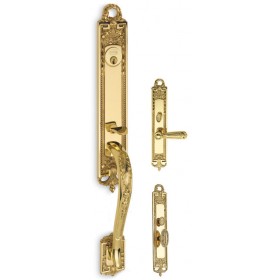 Omnia Southampton Double Cylinder Entry Handle