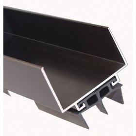 Pemko 2173DV 36" Door Shoe with Vinyl Dark Bronze Anodized Aluminum
