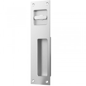 Accurate Lock 9" Rectangular Flush Pull with Thumbturn - FE9006T