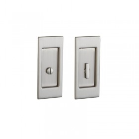 Baldwin Sliding Door Lock, Santa Monica Small - PD006