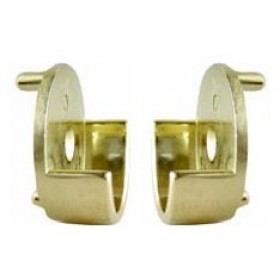 Open Round Flanges For 1 5/16" Aluminum Rod (Pair)