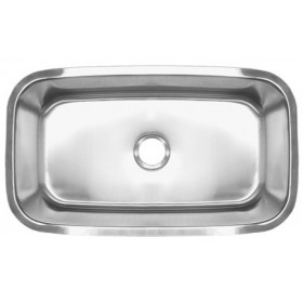 Deltana 31" Solid Stainless Steel Undermount Sink