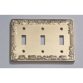 Gatco Triple Switch Plate - 615F